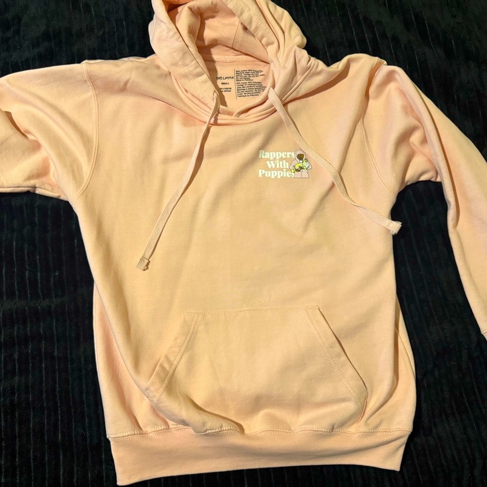 Dog Limited Rappers with Puppies Hoodie, Unisex S